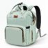 StarAndDaisy Trendy Maternity Backpack, Waterproof Diaper Bags for Moms Travel with Spacious Compartments - Green