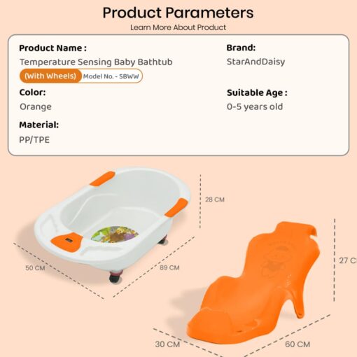 Specification of Baby Bathtub