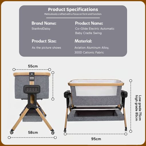 Specification of Electric Baby Cradle