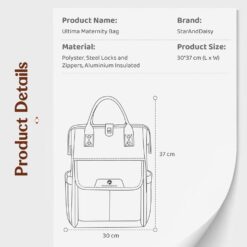 Specification of Ultima Maternity Bag