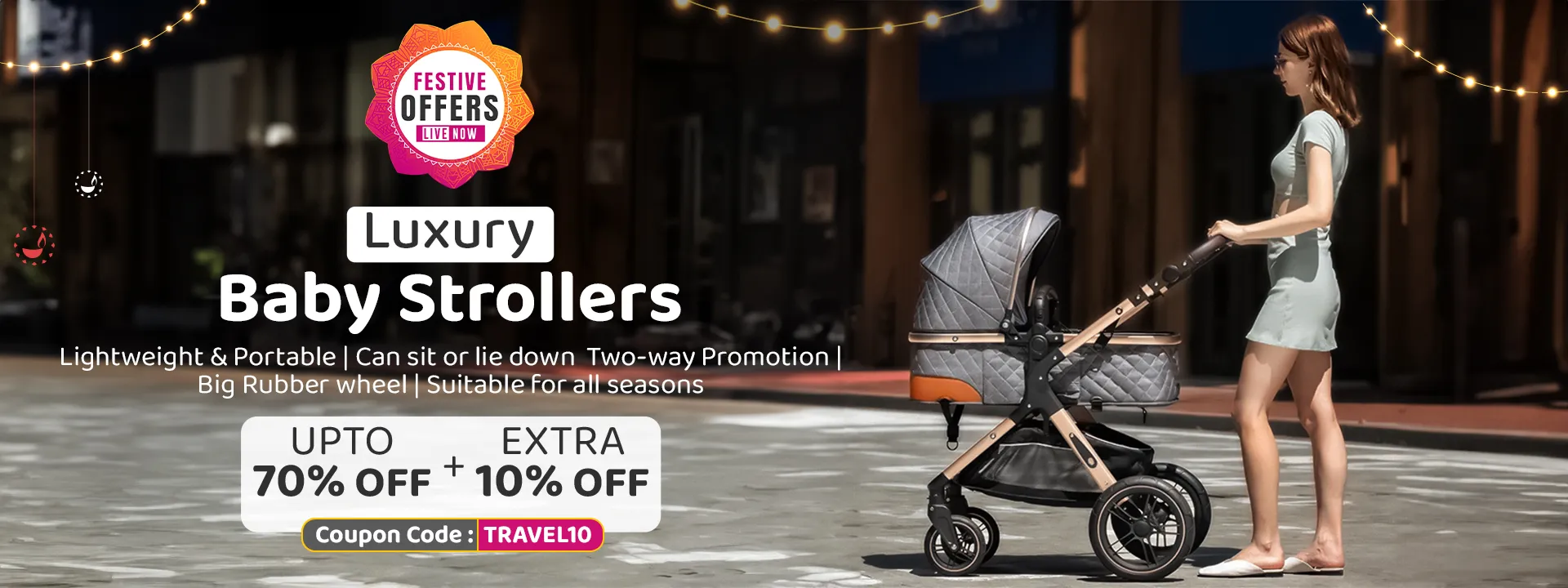 Luxury Baby Stroller