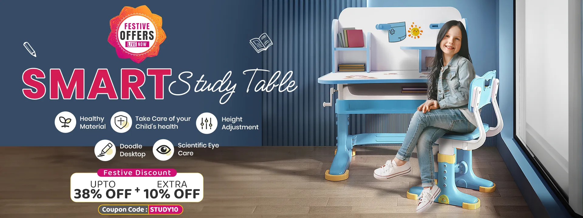 Smart Kids  Study Tables