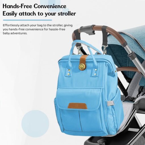 Baby Diaper Bag with Stroller Straps