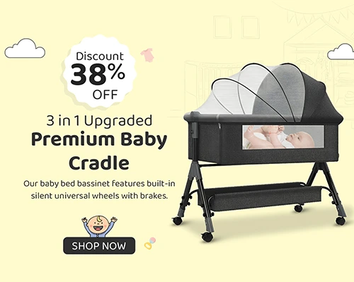 3in 1 Upgraded Premium Baby Cradle