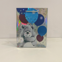 Bear Metalic 3D Paper Bag