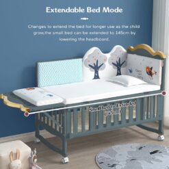 Extendable Bed Side Baby Cot