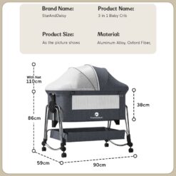 Specification of Baby Crib with Mosquito Net