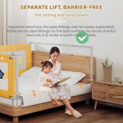 Bed Side Baby Safety Guardrail for Toddlers