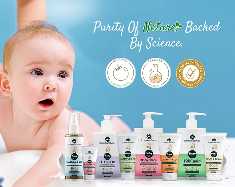 Purity of Nature Backed By Science- Baby Care Products