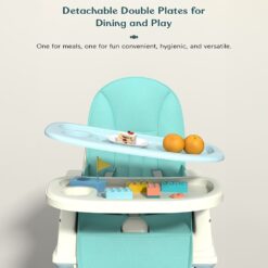 Baby feeding chair with detachable food tray