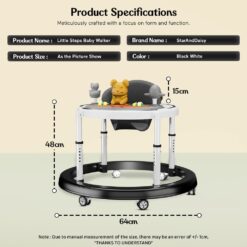 baby walker specifications