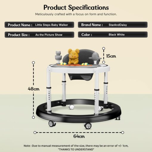 baby walker specifications