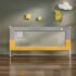 StarAndDaisy Adjustable Bed Rails for Toddlers, Anti Turning & Anti Falling Bedside Safety Guardrail - U-Full Body Support Frame 1.5m (Yellow & Grey)