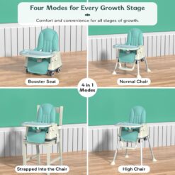 Convertible high chair