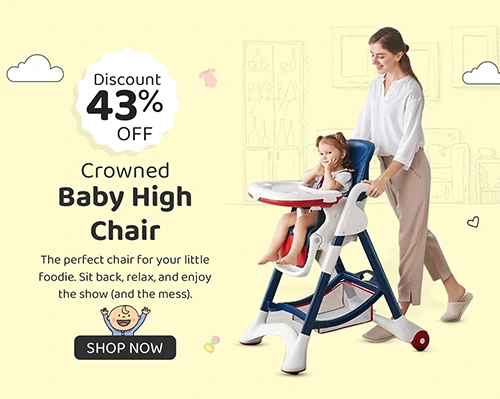 Crowned Baby High Chair