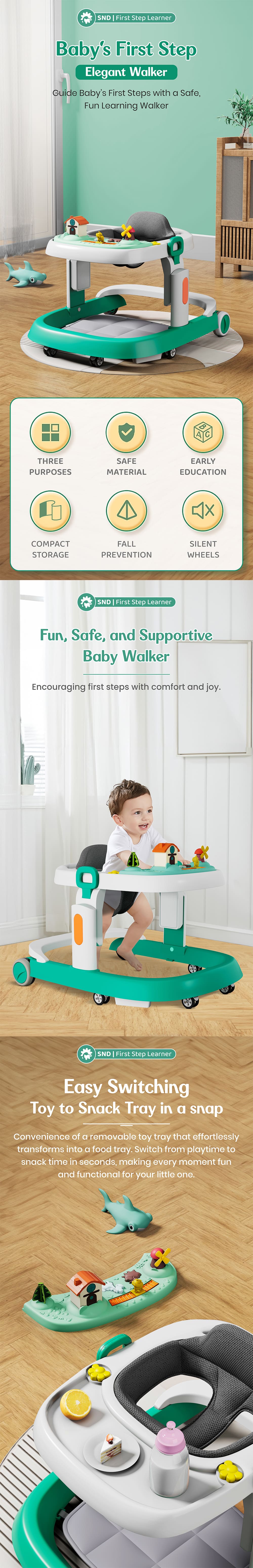 Multifunctional Baby Walker