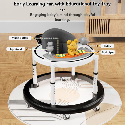 infant walker with toy tray