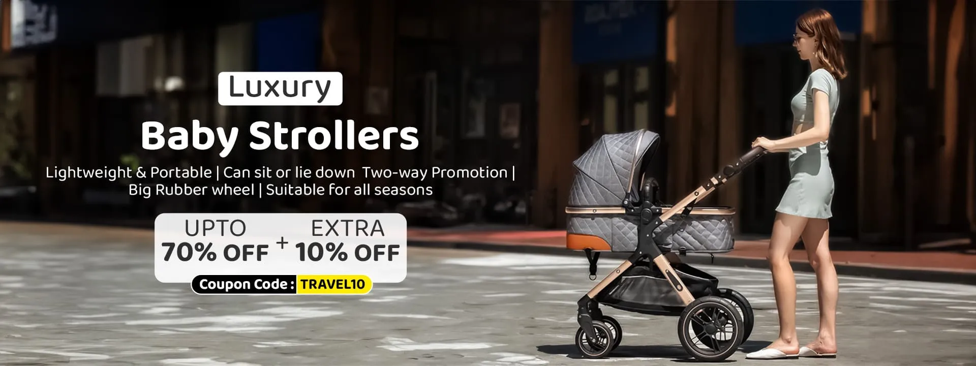 Luxury Baby Stroller