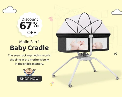 Malin 3in 1 Baby Cradle