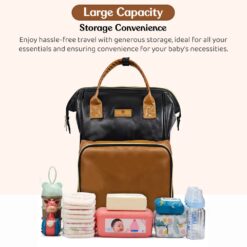 Baby Diaper Backpack with Storage Compartments