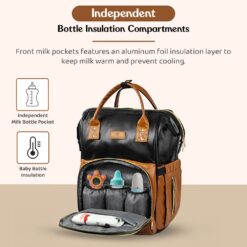 Baby Diaper Backpack with Multiple Pockets