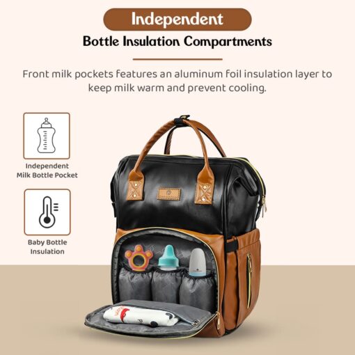 Baby Diaper Backpack with Multiple Pockets