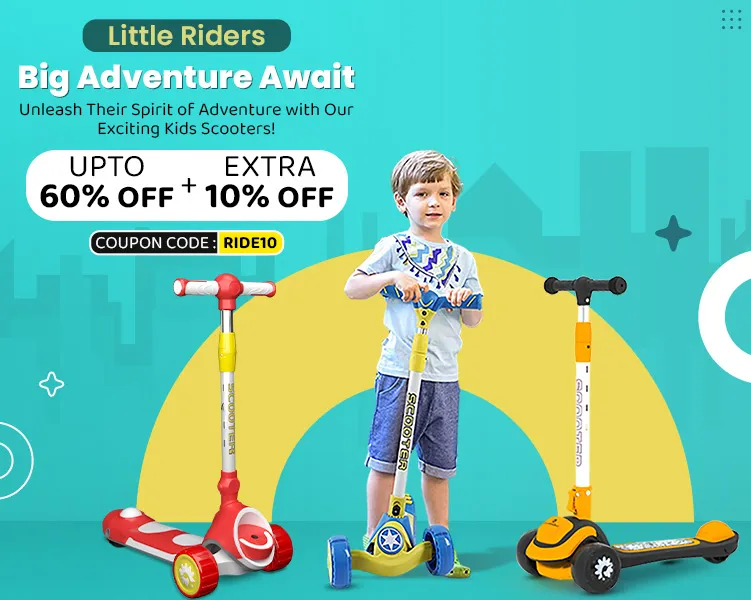 Little Riders Await-Adventures with Our Exciting Kids Scooters