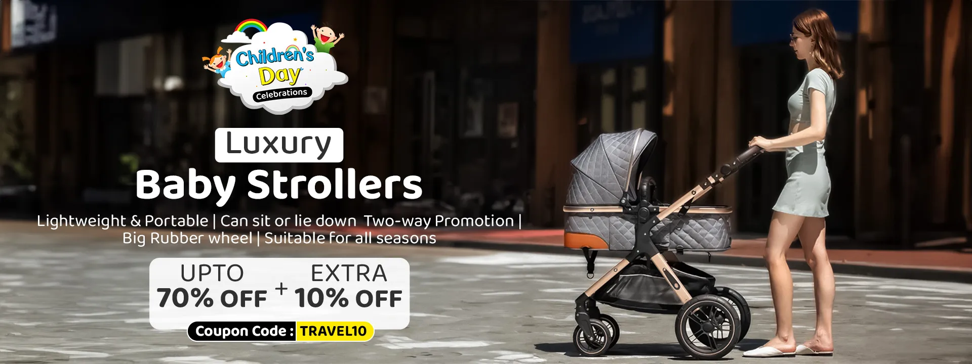 Luxury Baby Stroller