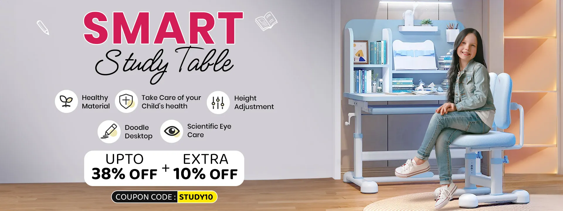 Smart Kids  Study Tables