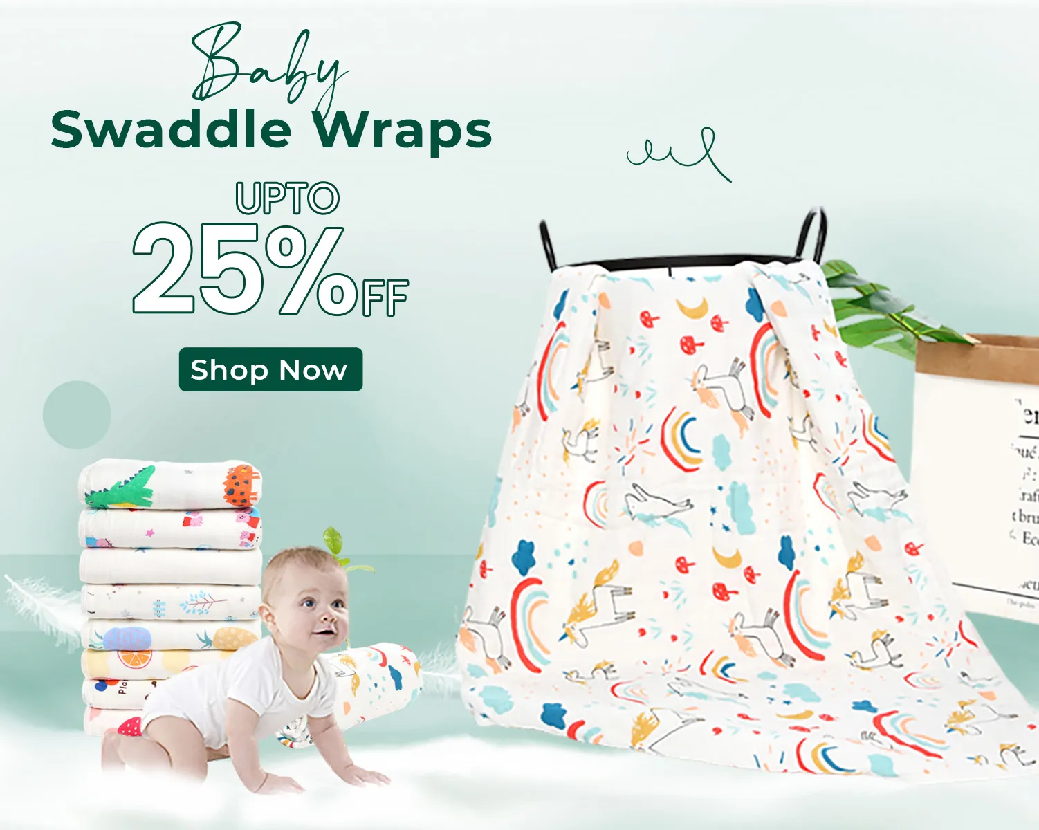 Newborn Baby Swaddle and Blankets