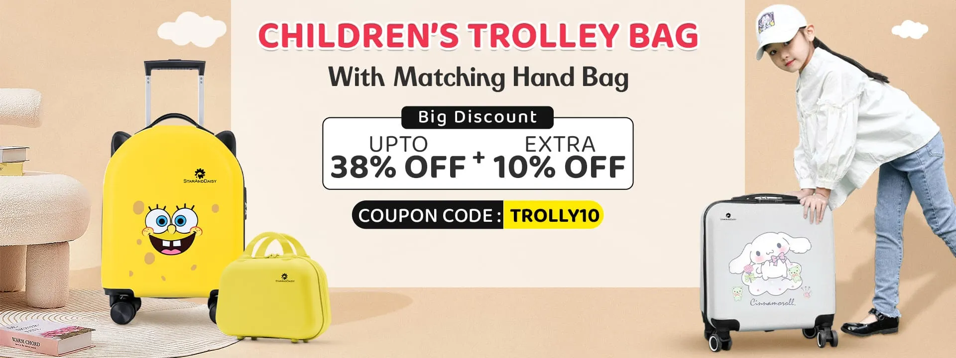 Children's Trolley Suitcase