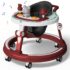 StarAndDaisy Multifunctional Intelligent Modern Baby Walker with Toy & Dining Tray (Red)