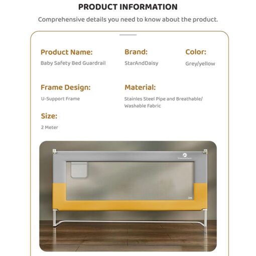 Specification-of-bed guardrail