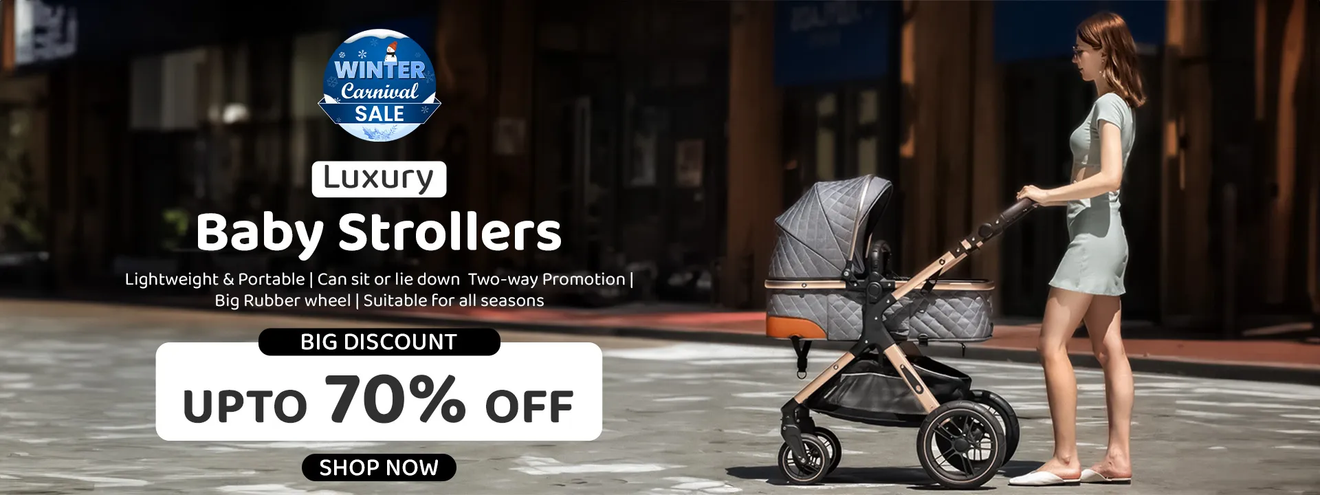 Luxury Baby Stroller