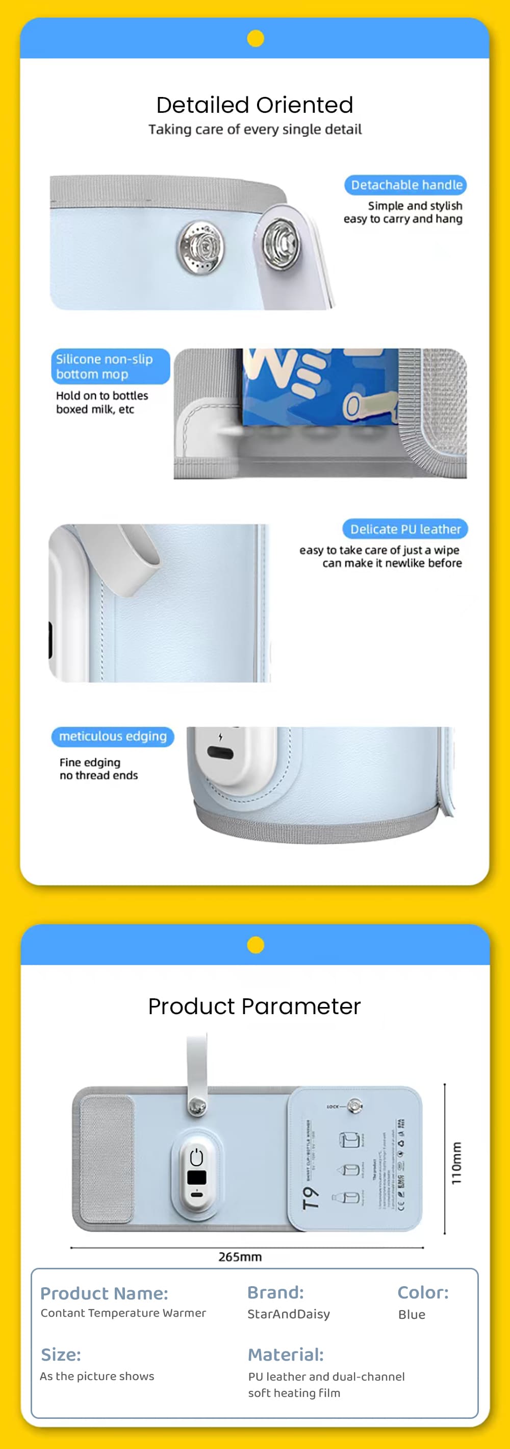 Details of Portable Bottle Warmer