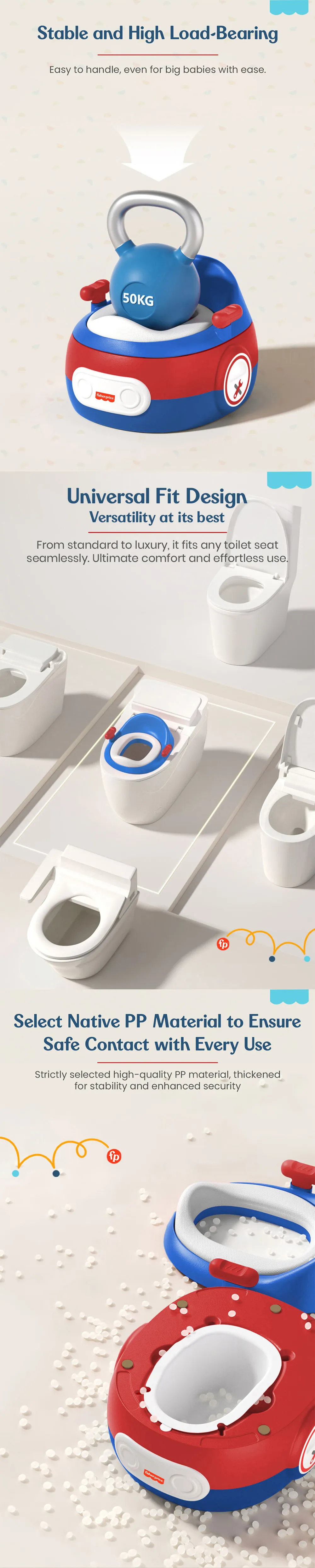 Multi-functional Potty seat with Stool