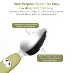 Multi-functional feeding spoon