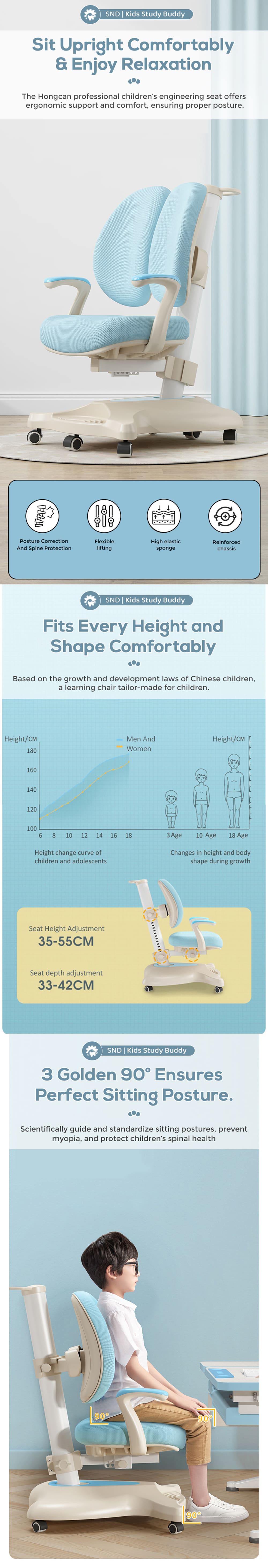 Kids Study Chair