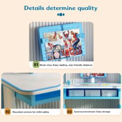 Best study table for kids with vibrant colors