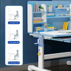 Study Table with Bookshelf