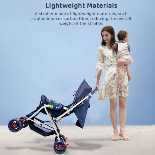 Baby stroller with one-hand folding mechanism