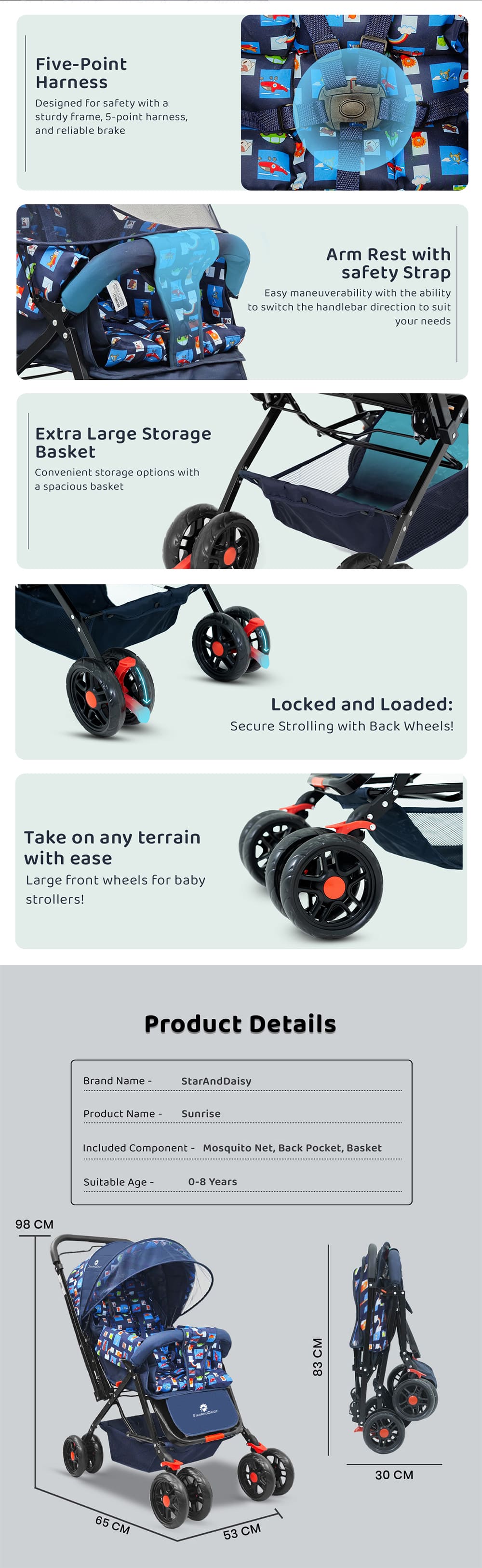 Specification of Baby Stroller