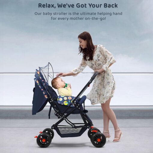 Newborn Baby stroller with Mosquito Net