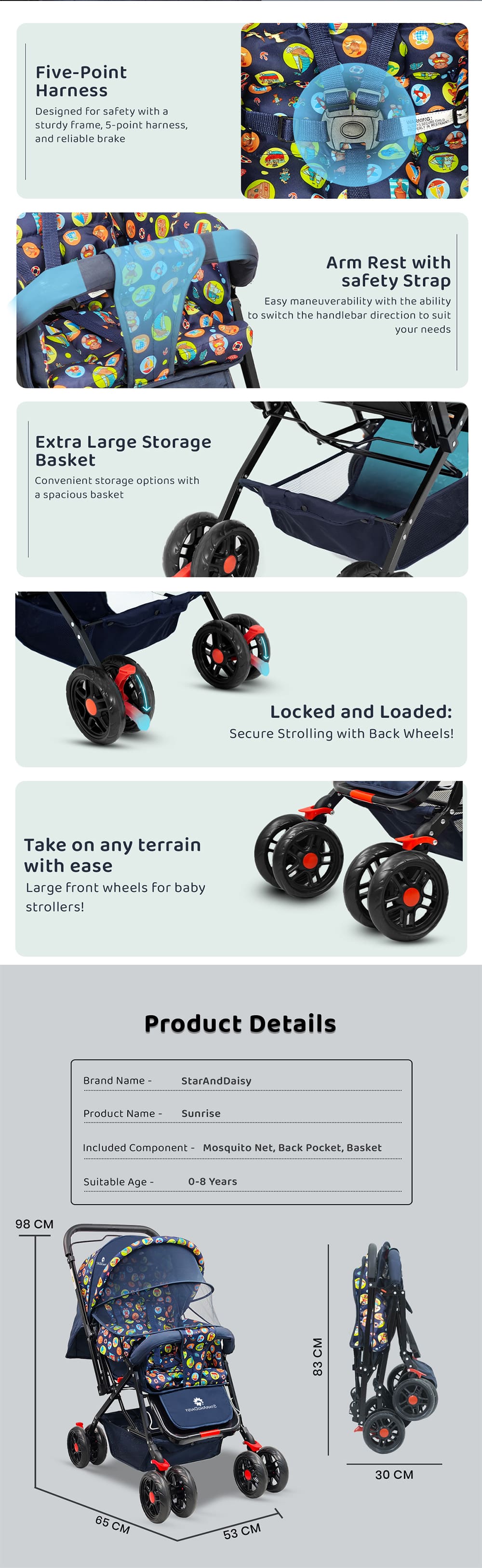 Specification of Baby Stroller