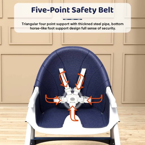 Baby High chair with 5 Point Safety Belt