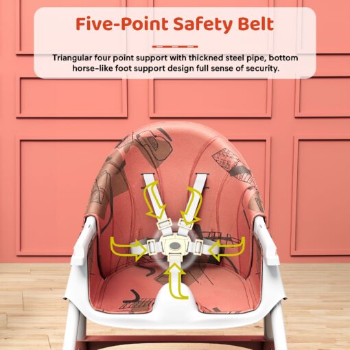 Infant Feeding Chair with 5 Point safety Belt