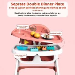 Baby High Chair for Detachable Dining Tray