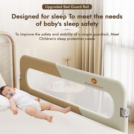 Adjustable bed guardrail for toddlers