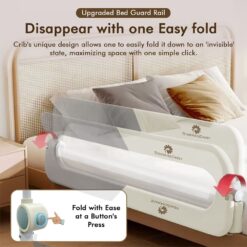 Foldable Baby Bed Rail