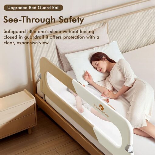 Bedside guardrail for babies